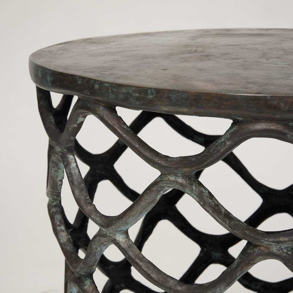 Side Tables Lattice Accent Table
