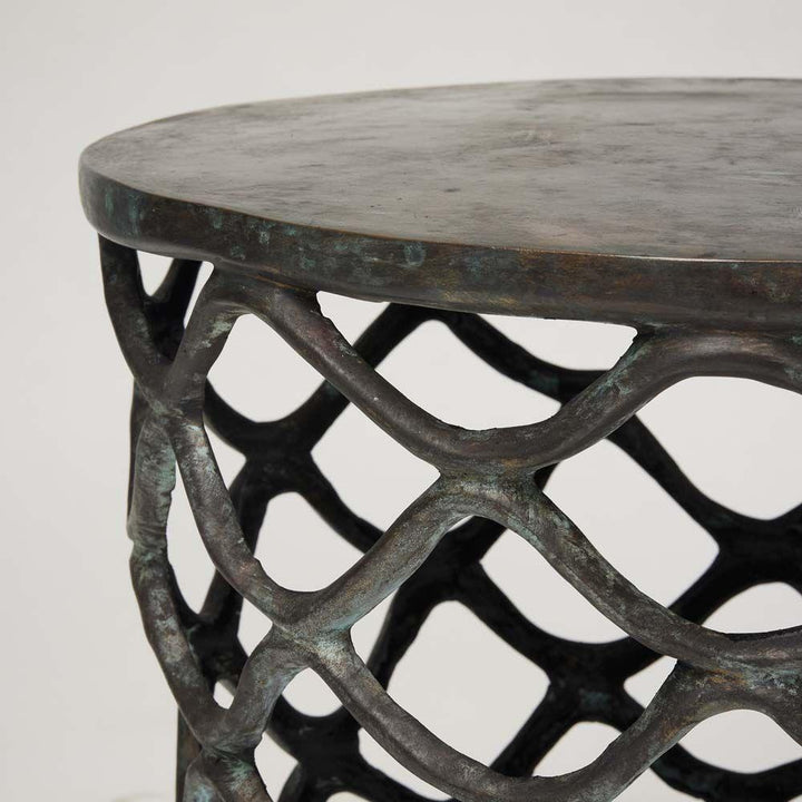 Side Tables Lattice Accent Table