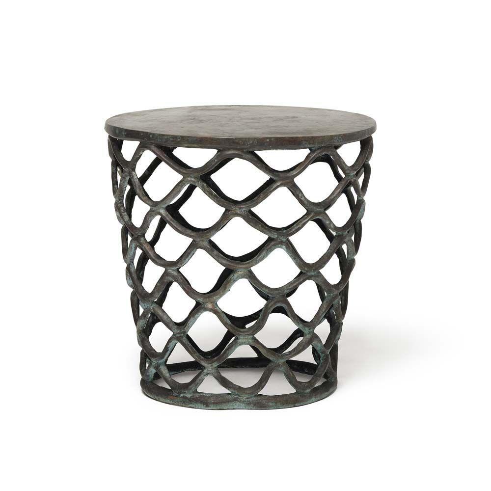 Side Tables Lattice Accent Table