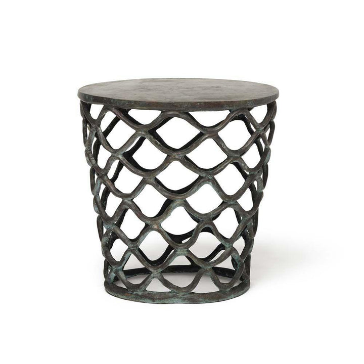 Side Tables Lattice Accent Table