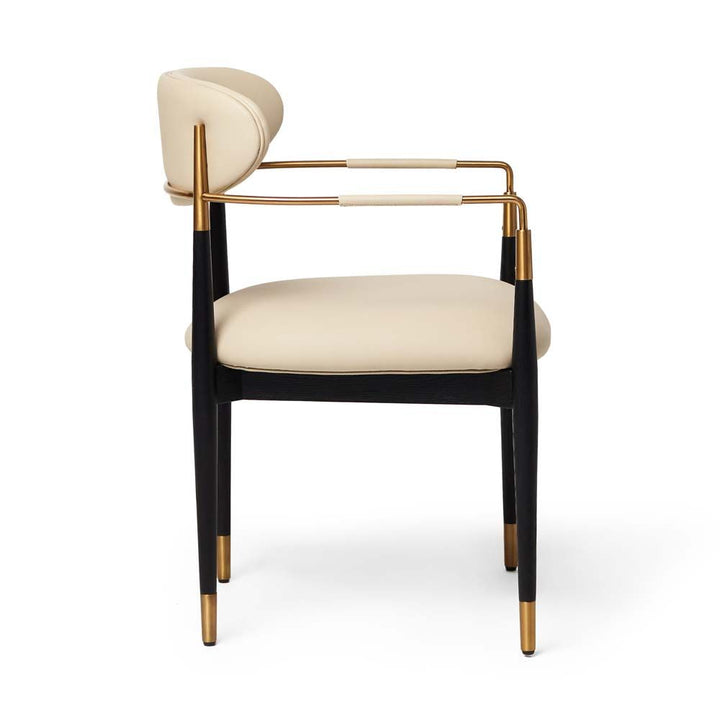 Dining Chairs Cidra Chair - Matte Black/ Latte