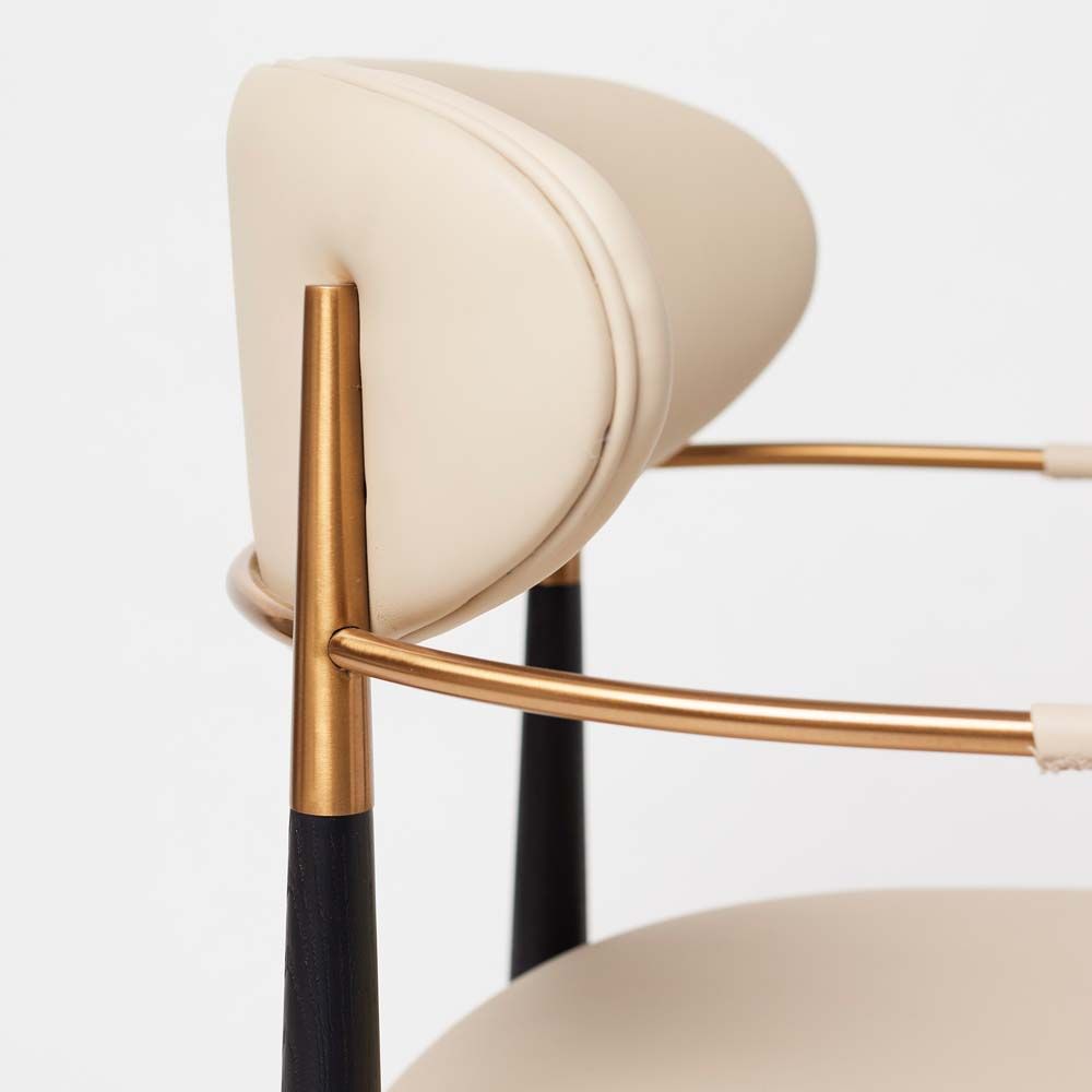 Cidra Chair - Matte Black/ Latte
