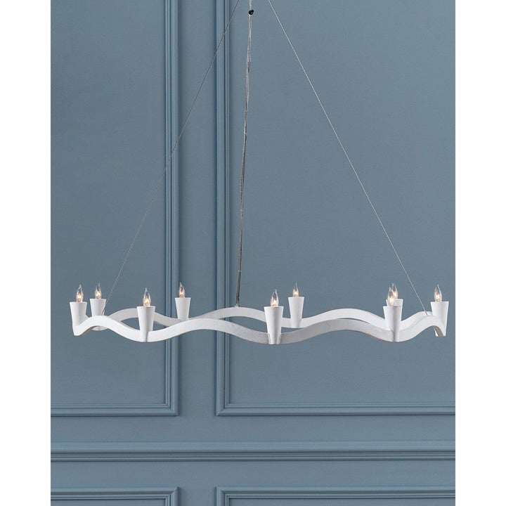 Serpentina White Chandelier