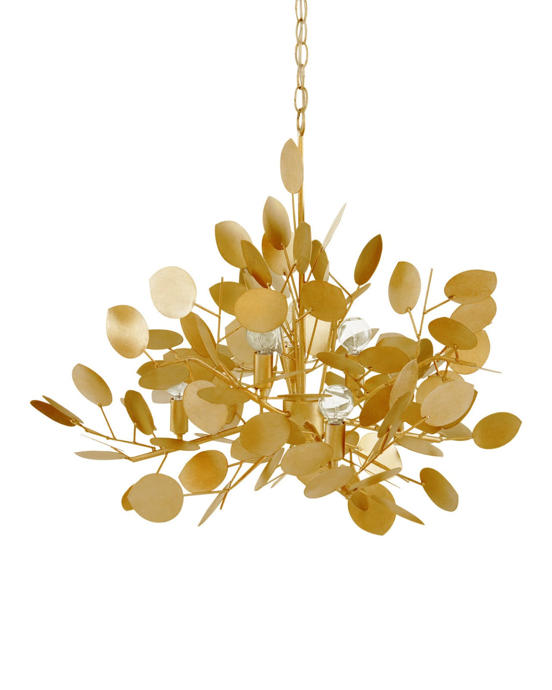 Chandeliers Lunaria Large Gold Chandelier