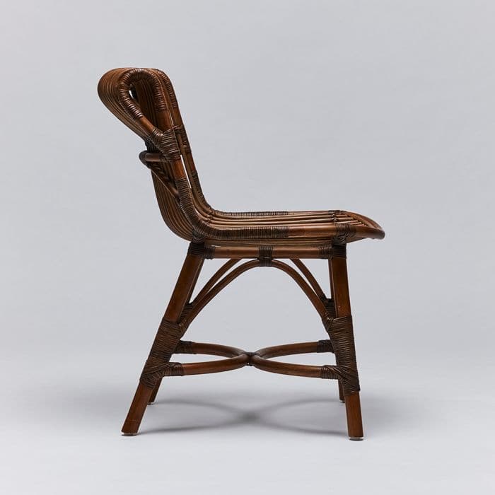 Naples Dining Chair-Interlude-INTER-149944-Dining ChairsAntique Brown-3-France and Son