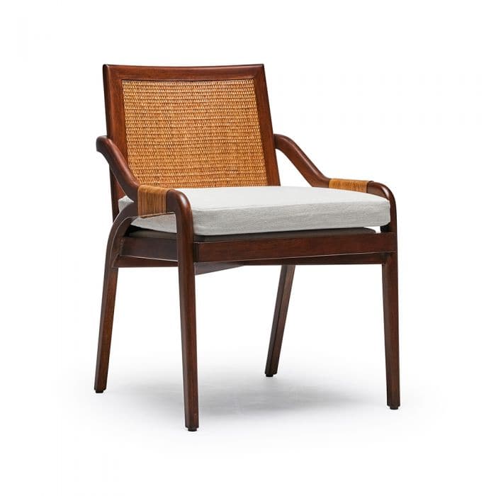 Delray Side Chair-Interlude-INTER-149978-Dining ChairsChestnut-2-France and Son