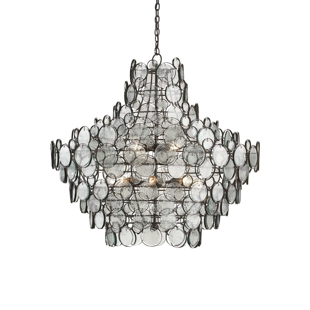 Galahad Large Recycled Glass Chandelier