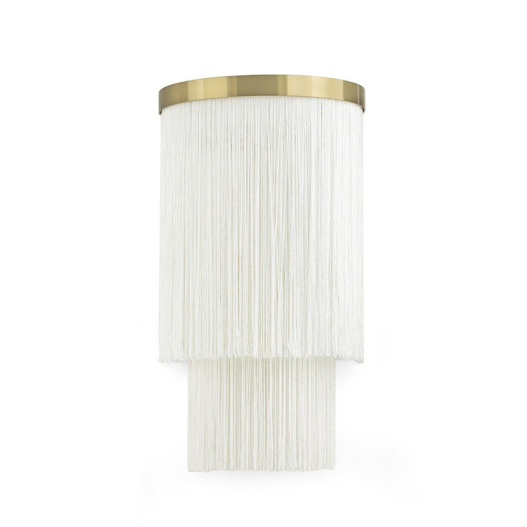 Cabaret Fringe Sconce-Regina Andrew Design-RAD-15-1220IV-Wall LightingIvory-1-France and Son