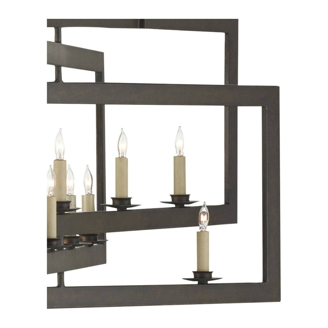 Middleton Bronze Rectangular Chandelier