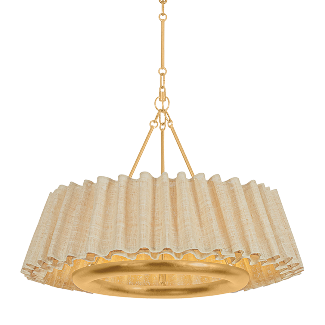 Beechford Chandelier - Vintage Gold Leaf