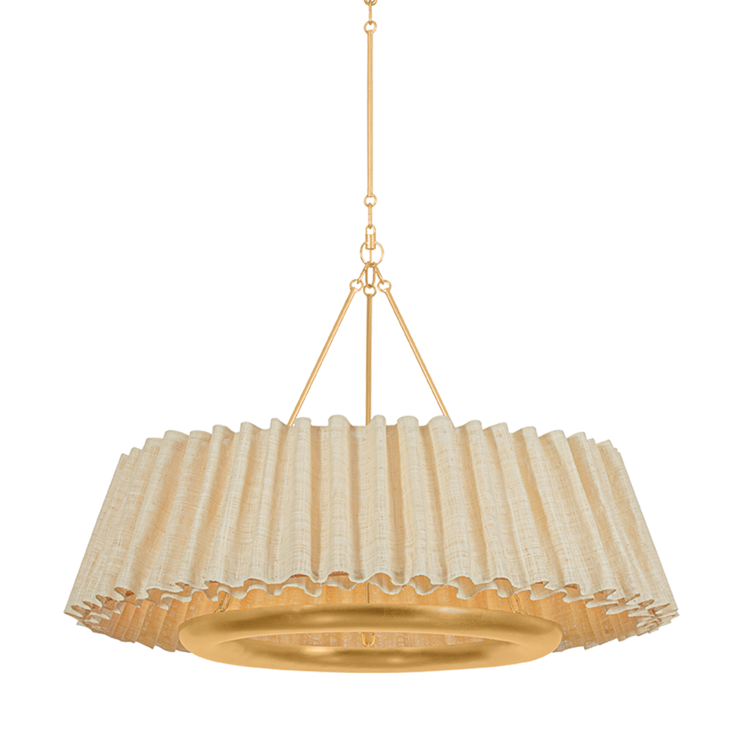 Beechford Chandelier - Vintage Gold Leaf