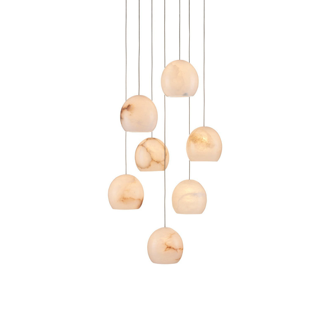 Lazio 7-Light Round Multi-Drop Pendant