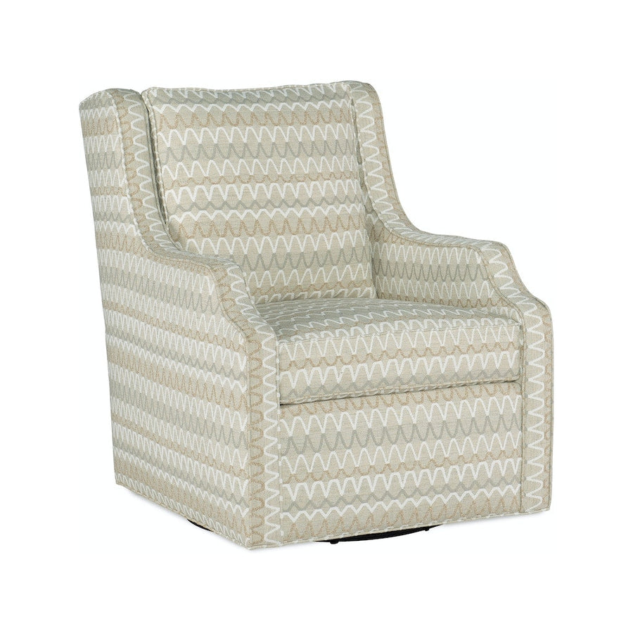 Aubrey Swivel Chair-Hooker Furniture Custom-HFC-1547-Lounge Chairs-1-France and Son