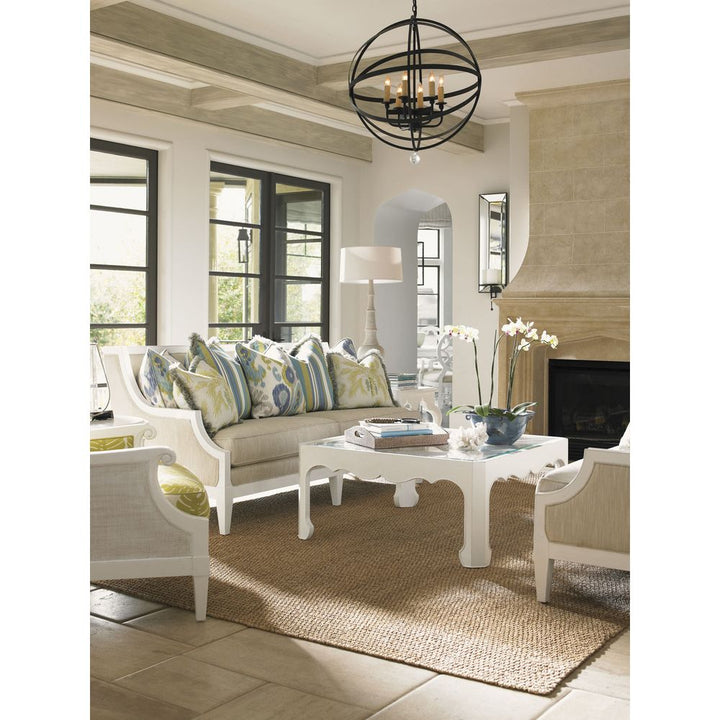 Coffee Tables Cassava Cocktail Table With Glass Insert - Somers Isle