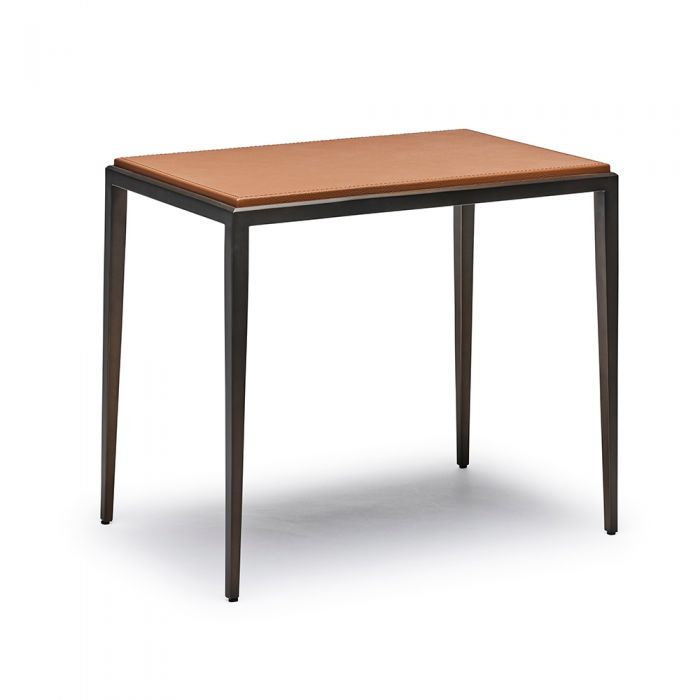 Auburn Side Table-Interlude-INTER-155184-Console TablesClassic Bronze / Caramel-1-France and Son