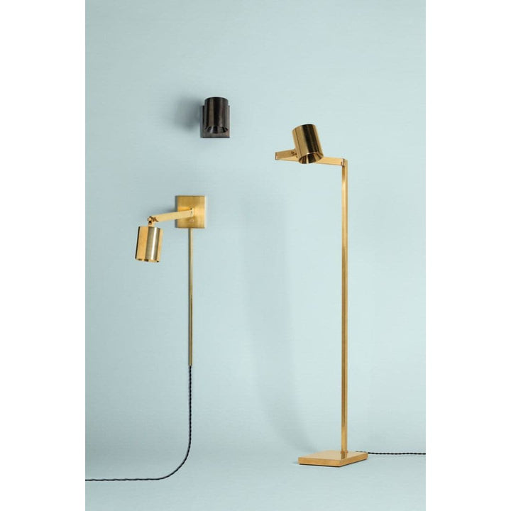 Highgrove Floor Lamp-Hudson Valley-HVL-MDSL1702-AGB-Floor Lamps-3-France and Son