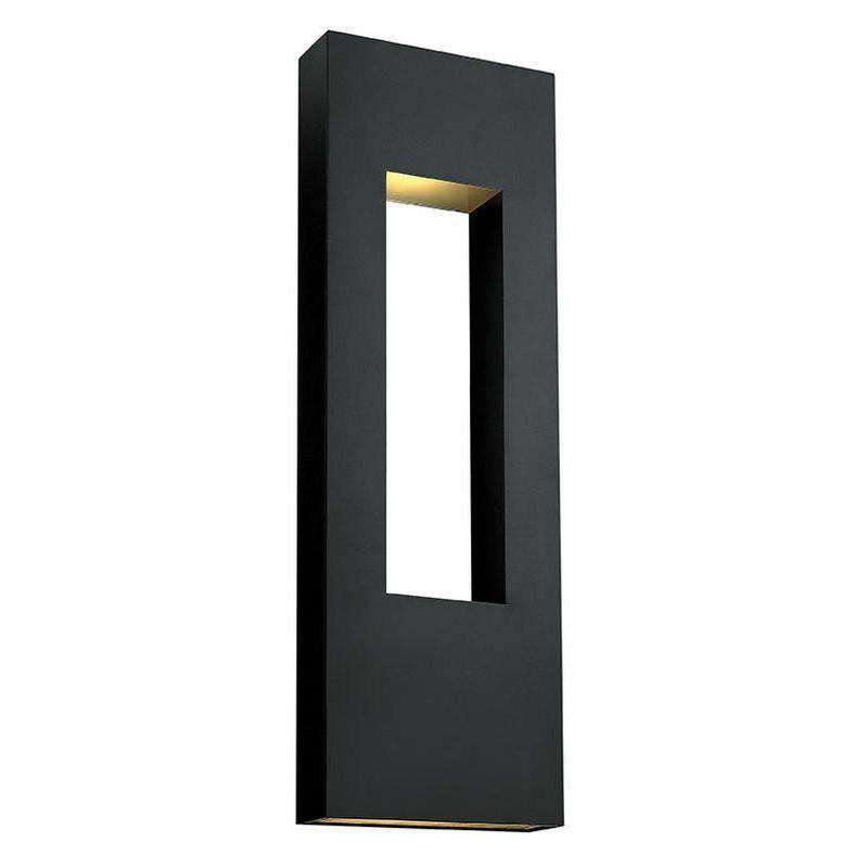 Outdoor Atlantis Wall Sconce-Hinkley Lighting-HINKLEY-1639SK-LED-Outdoor Wall SconcesSatin Black-2-France and Son