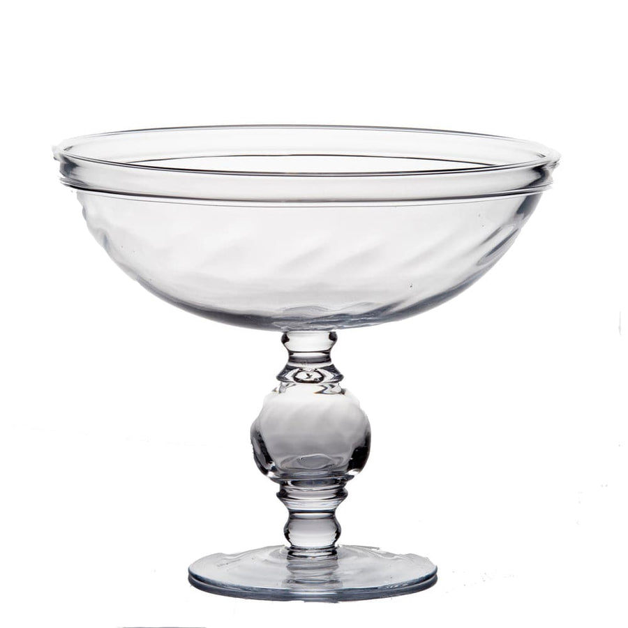 Footed Optic Compote-ABIGAILS-ABIGAILS-164018-Decorative Objects-1-France and Son