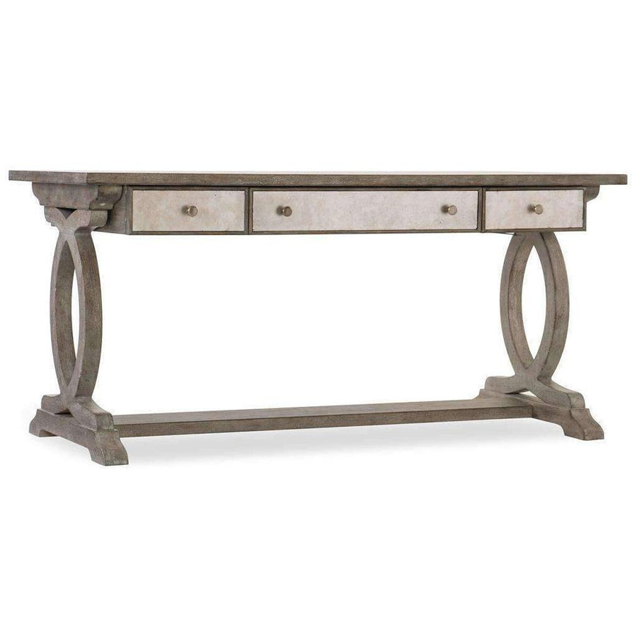 Rustic Glam Trestle Desk-Hooker-HOOKER-1641-10459-LTWD-Desks-1-France and Son
