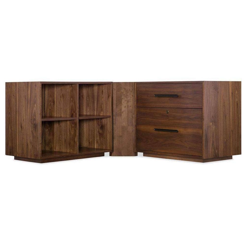 Elon Bunching Short Bookcase-Hooker-HOOKER-1650-10245-MWD-Bookcases & Cabinets-5-France and Son