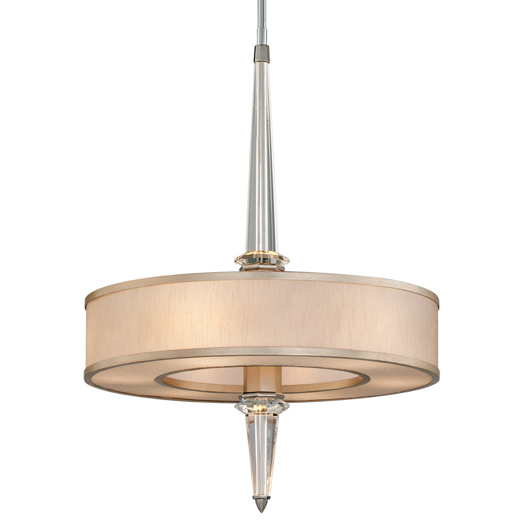 Harlow Pendant - Warm Silver Leaf 16 Lights