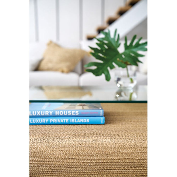 Coffee Tables Amani Rope and Glass Cocktail Table