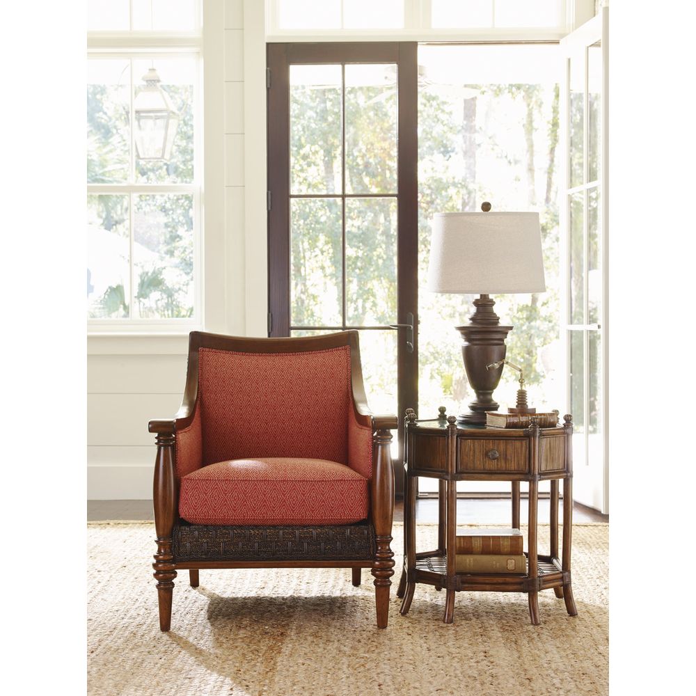 Side Tables Flamingo Octagonal End Table - Caribbean Sunset