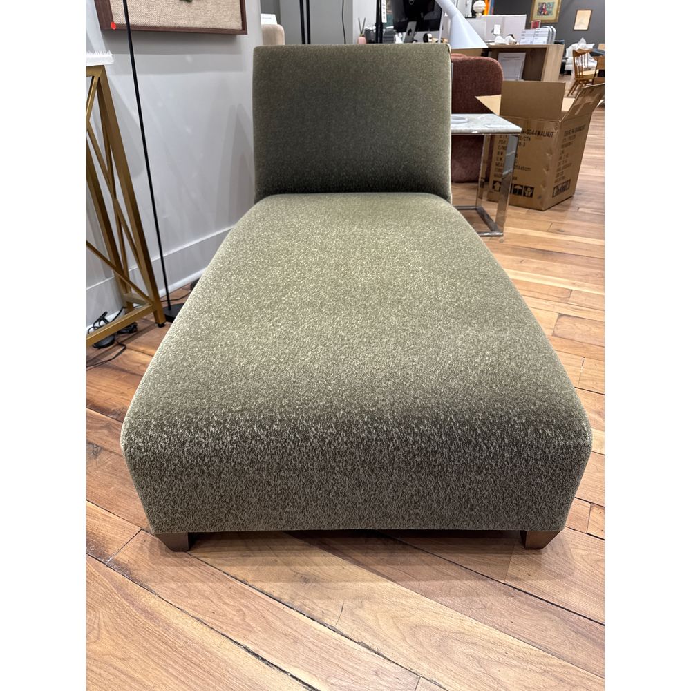  Donghia Mohair Upholstered Chaise Lounge