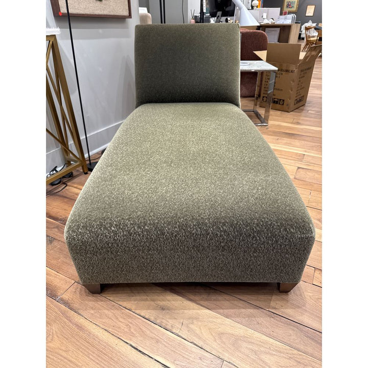  Donghia Mohair Upholstered Chaise Lounge