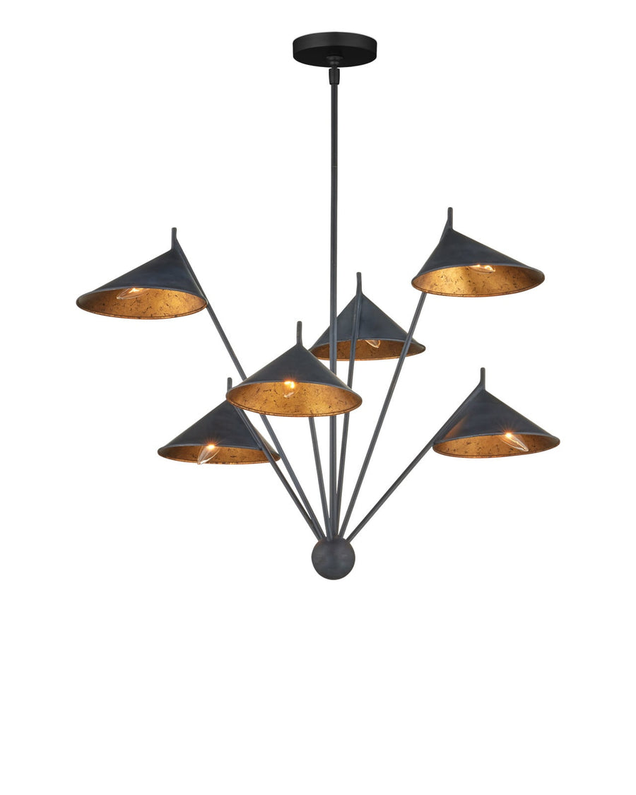 Chandeliers Serpa Medium Black Chandelier