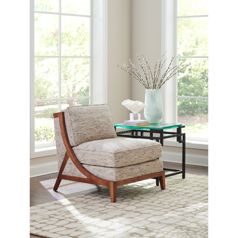 Side Tables Hermes Reef Glass Top End Table - Sebana