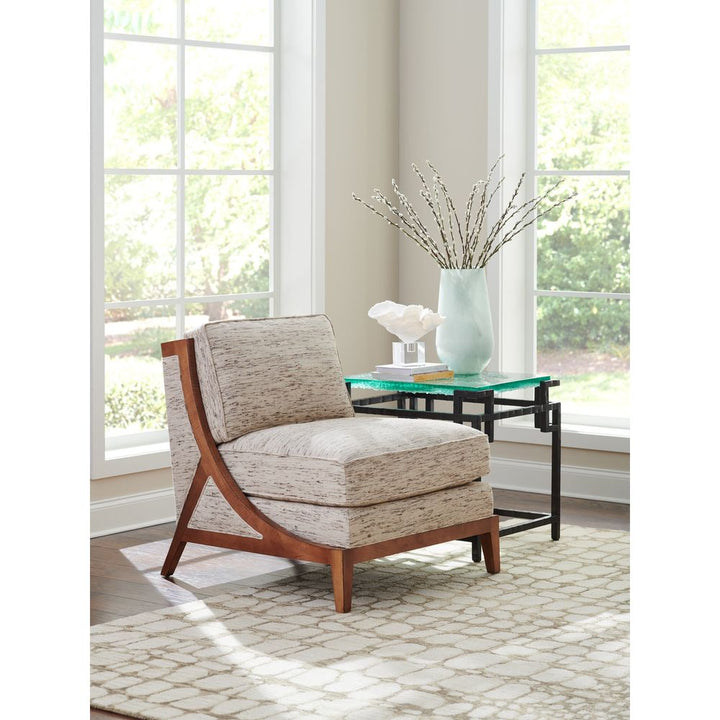 Side Tables Hermes Reef Glass Top End Table - Sebana