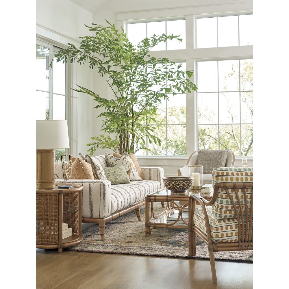 Side Tables Tortuga Round End Table - Sunwashed