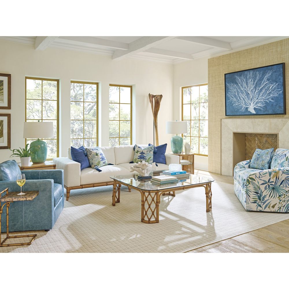 Coffee Tables Coral Reef Square Cocktail Table - Sunwashed