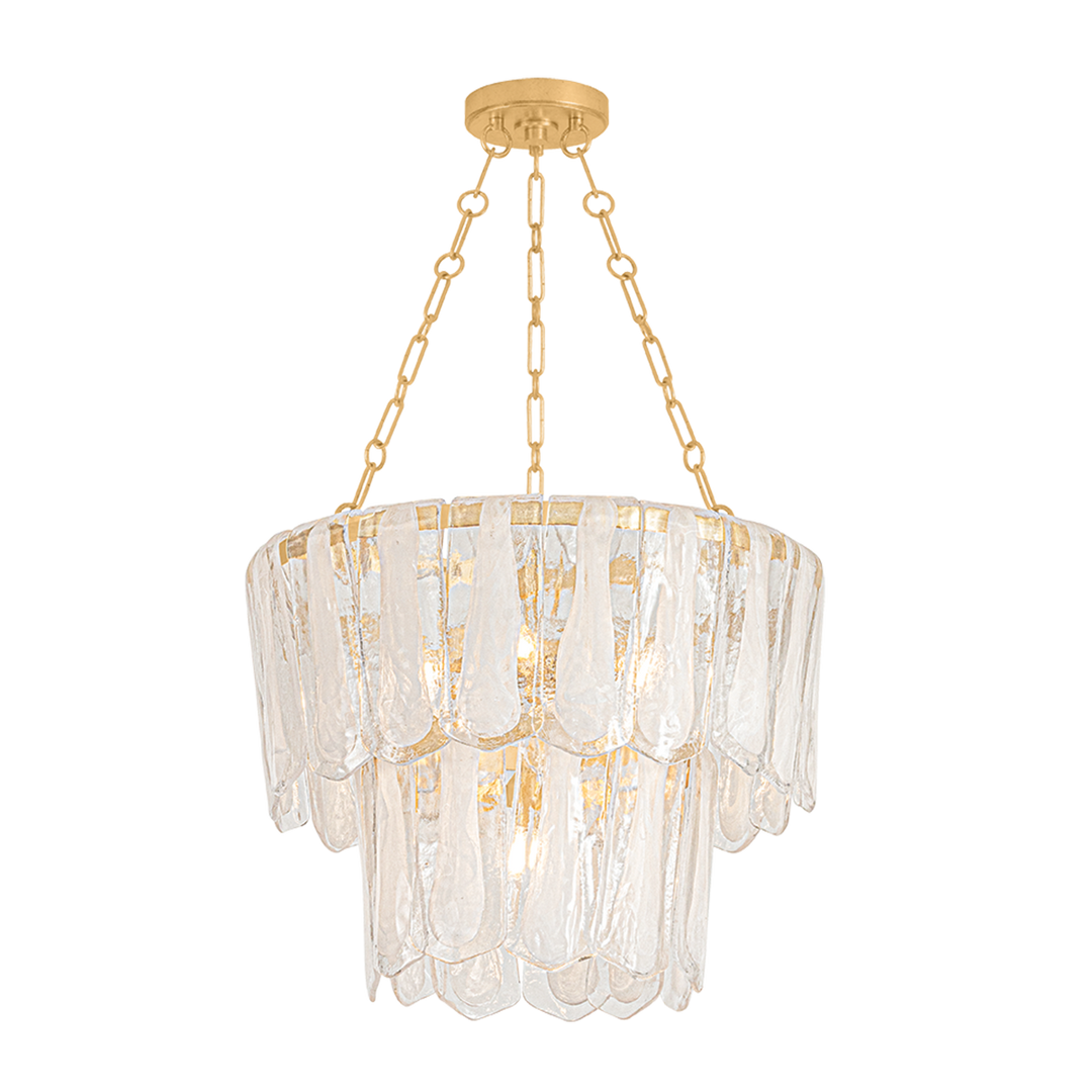 Tappan Chandelier - Vintage Gold Leaf
