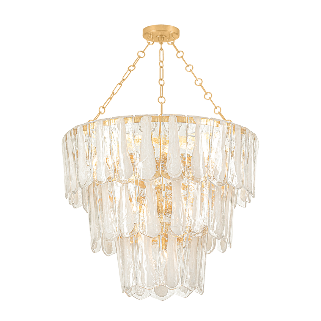 Tappan Chandelier - Vintage Gold Leaf