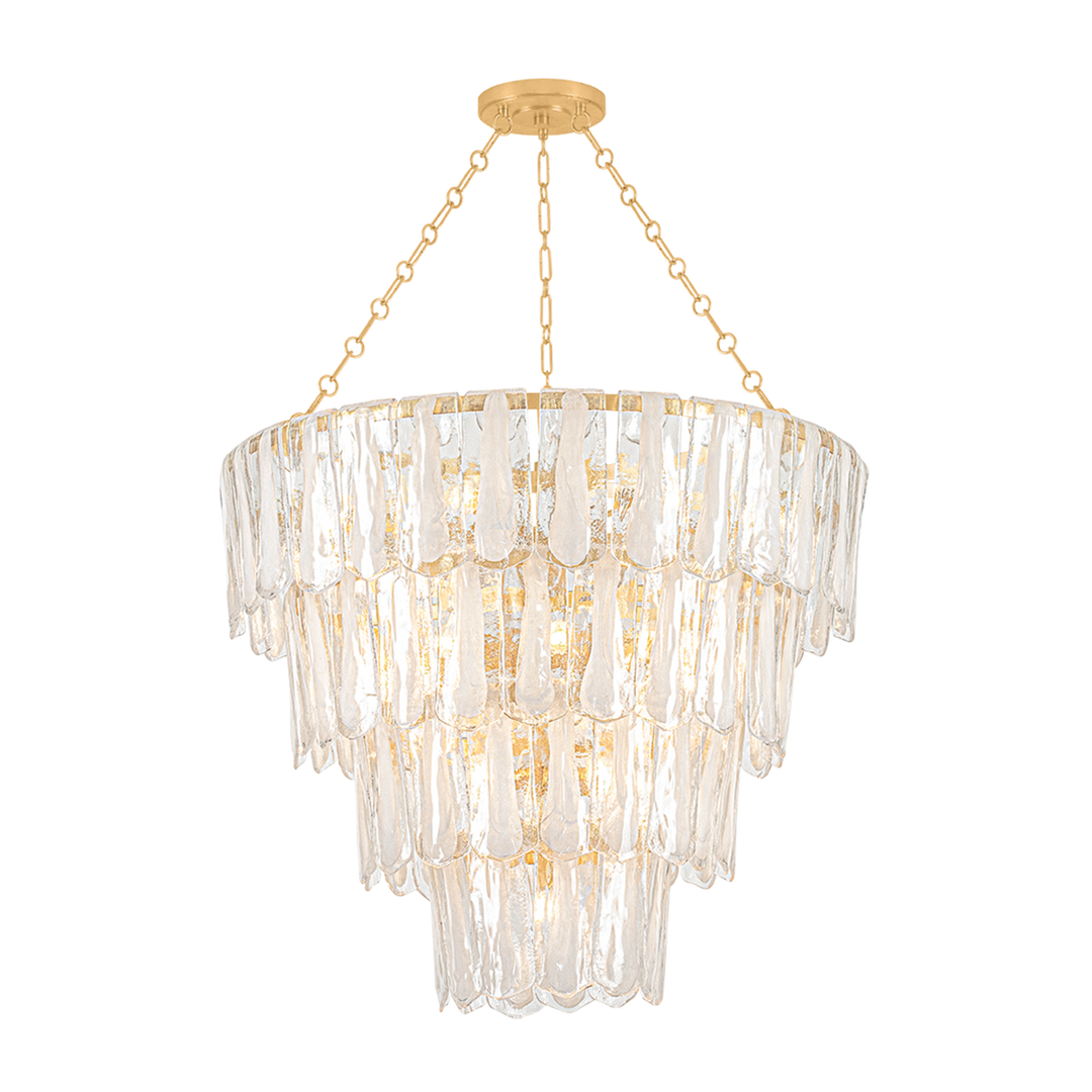 Tappan Chandelier - Vintage Gold Leaf