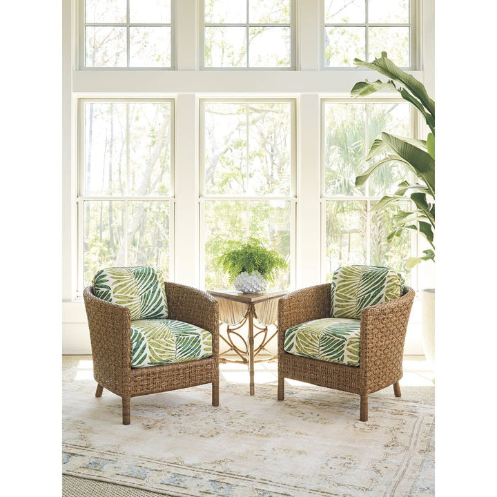 Palm Island Drop-Leaf Accent Table - Sunwashed