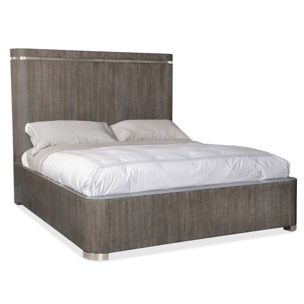 Beds Pulse King Panel Bed - Dark Wood