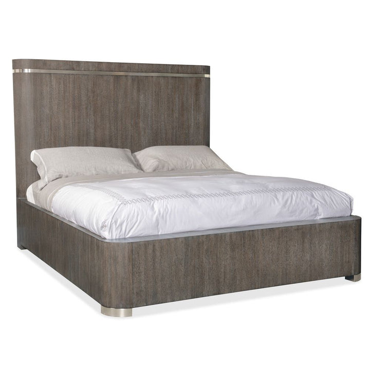 Beds Pulse King Panel Bed - Dark Wood