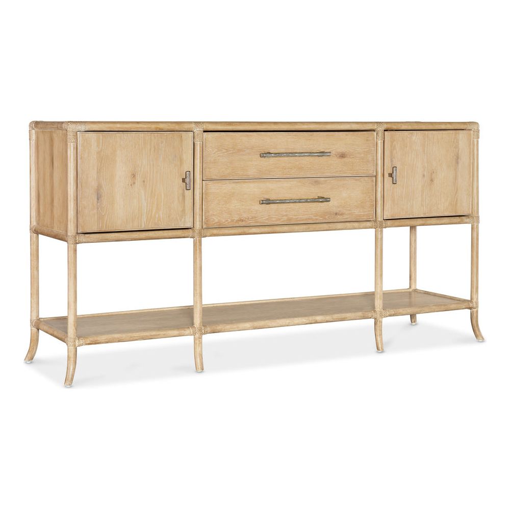 Sideboards & Credenzas Retreat Pole Rattan Sideboard - Light Wood