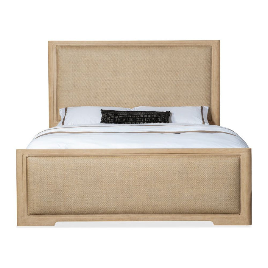 Beds Retreat California King Cane Panel Bed - Light Wood
