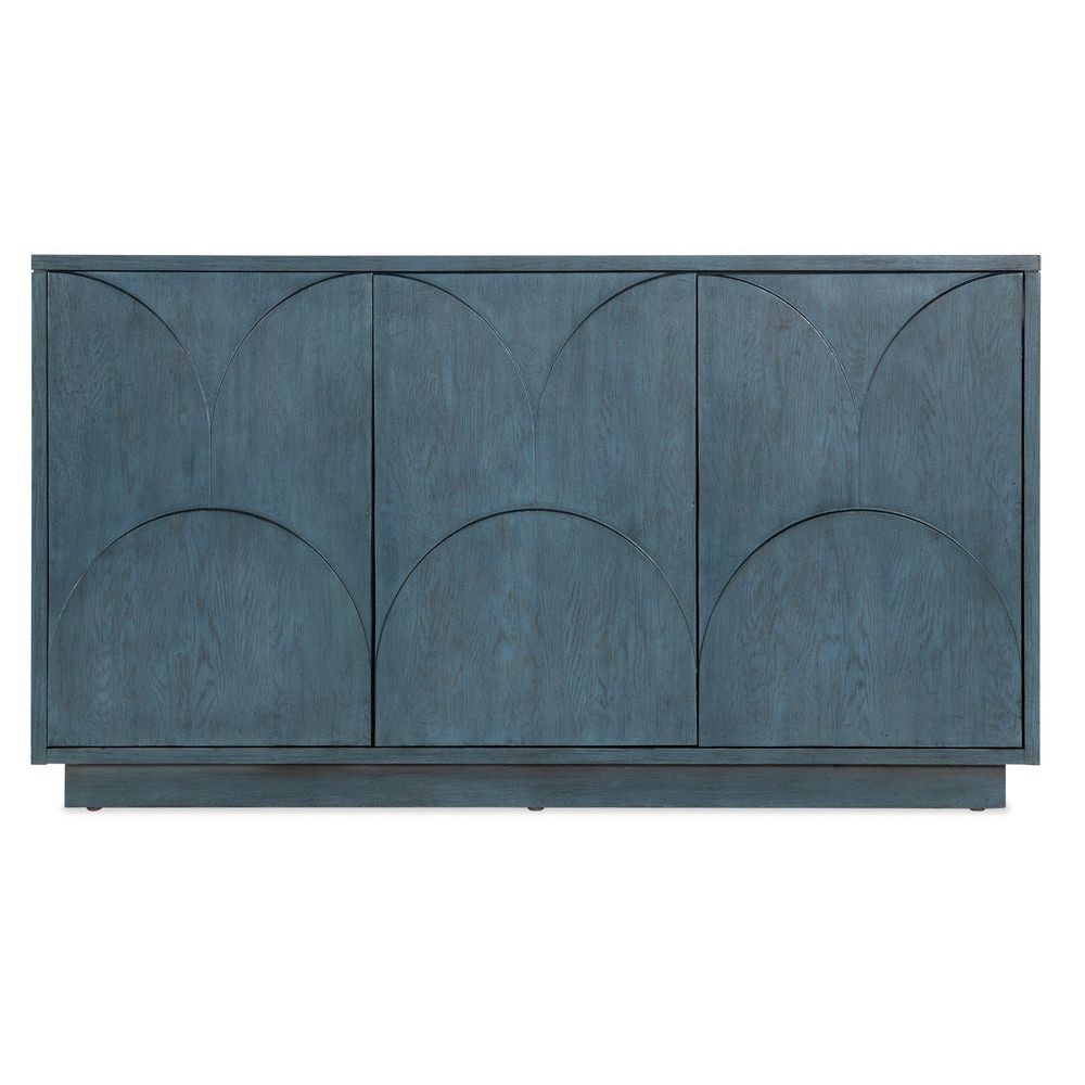 Sideboards & Credenzas Echo Valley Three Door Entertainment Credenza - Blue