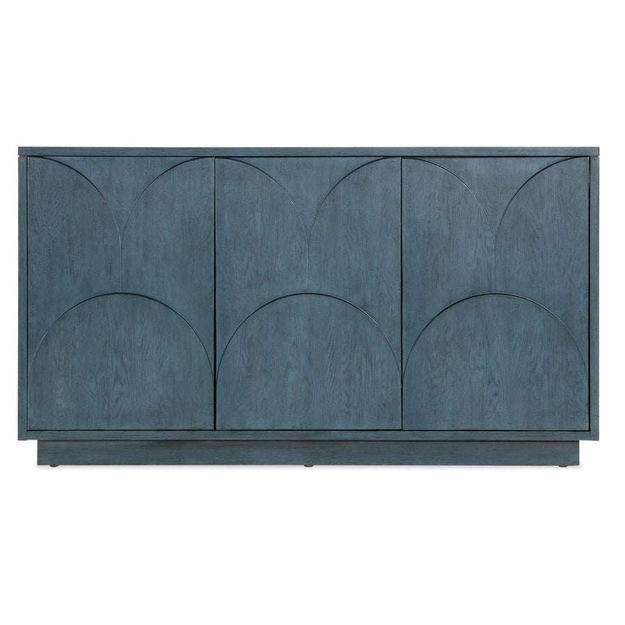 Sideboards & Credenzas Echo Valley Three Door Entertainment Credenza - Blue