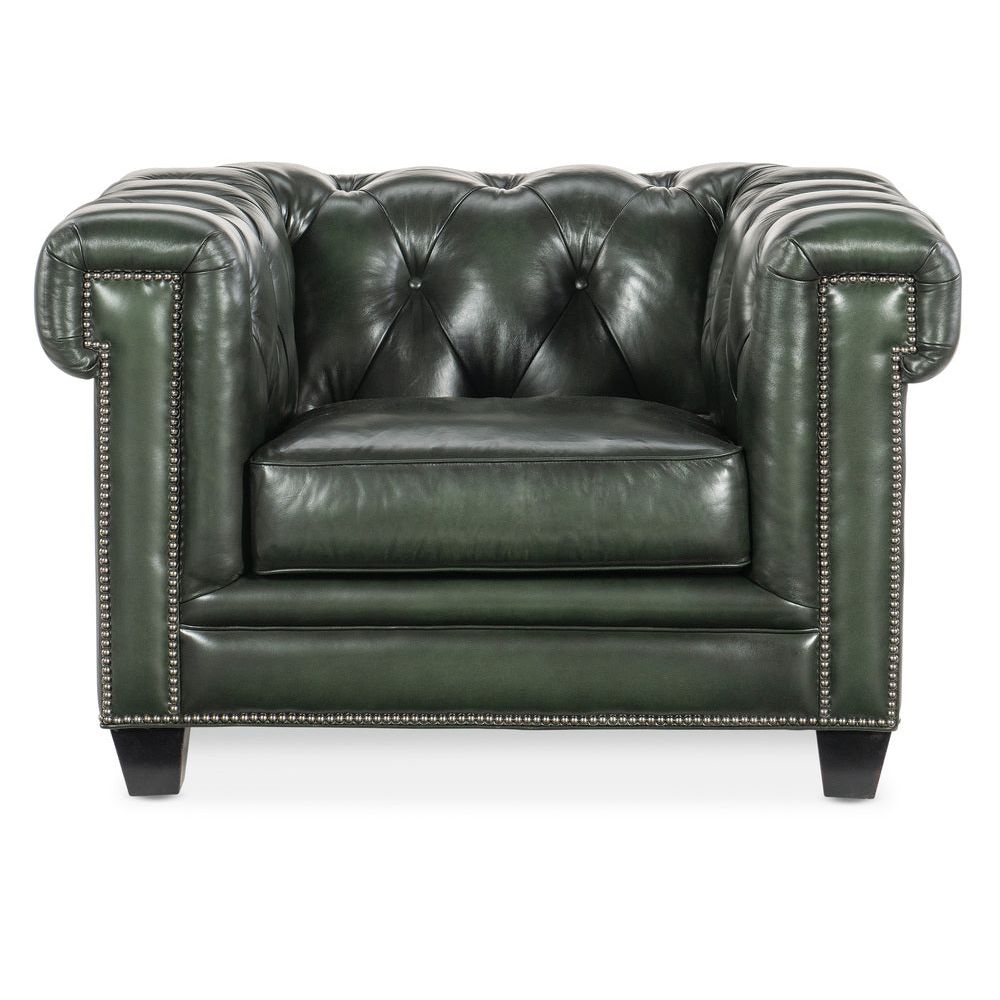 Lounge Chairs Hamption Tufted Chair - Black Green
