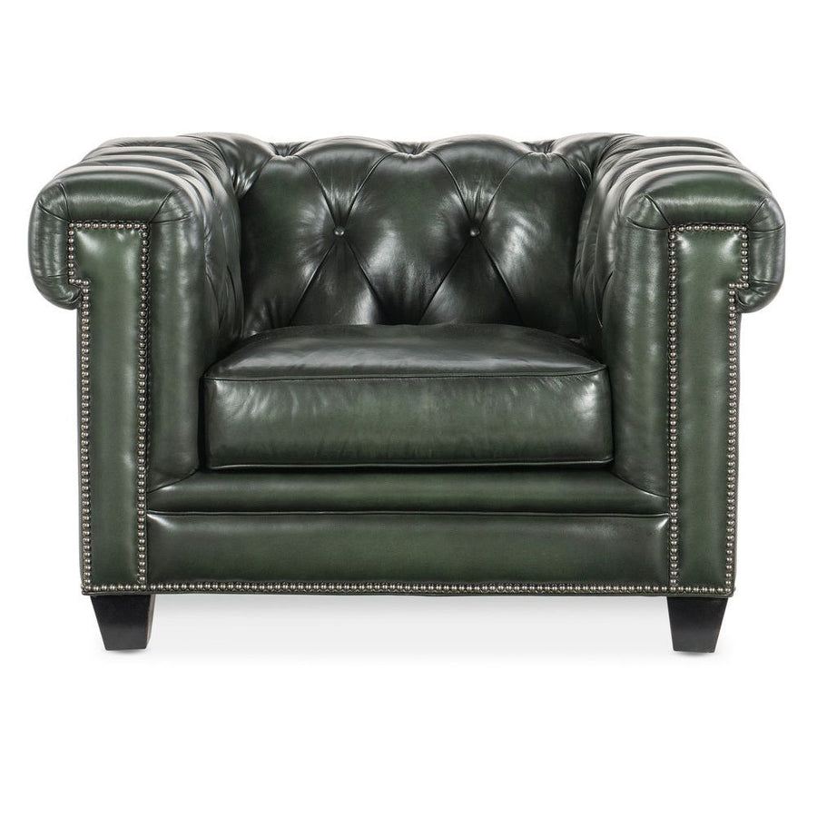 Lounge Chairs Hamption Tufted Chair - Black Green