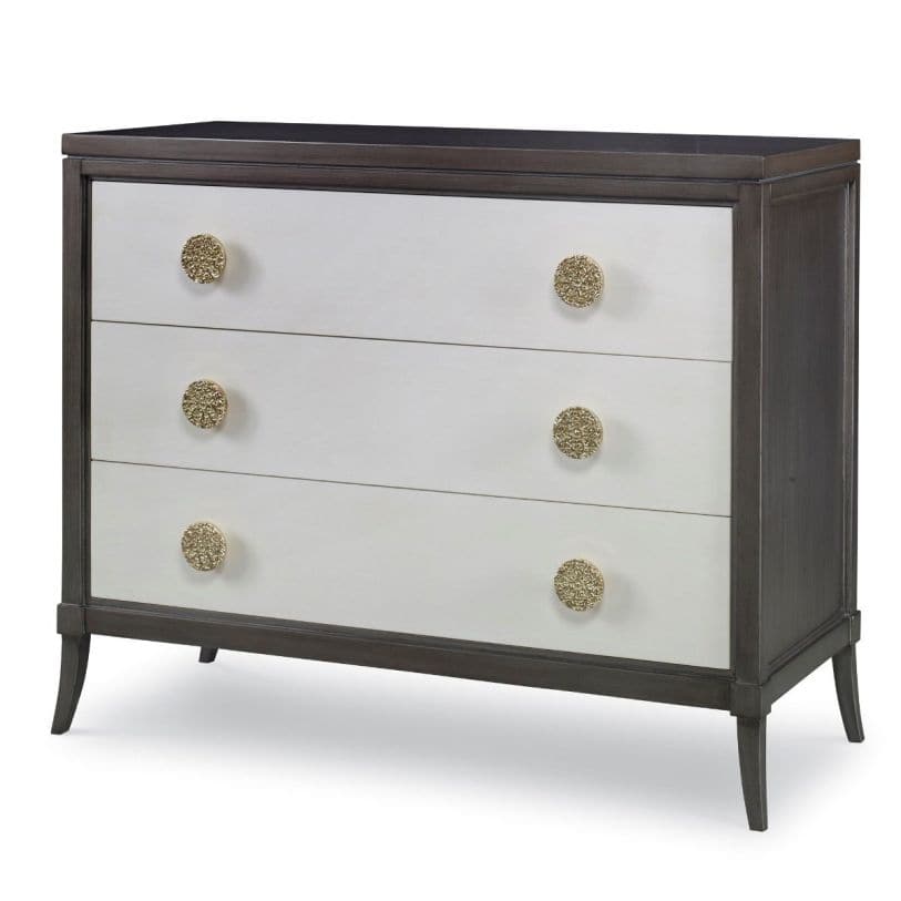 Cassia Chest -   Grey/Linen