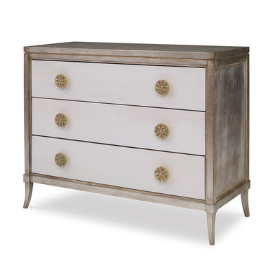 Cassia Chest - Custom-Ambella-AMBELLA-17577-830-010-Bookcases & CabinetsFrench Gold with Linen Drawer Fronts-3-France and Son