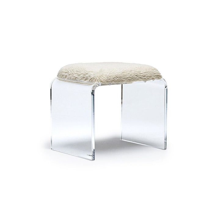Stools & Ottomans Mira Acrylic Stool - Almond