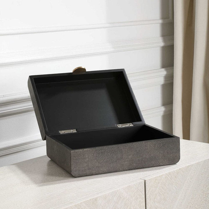Lalique Art Deco Box-Uttermost-UTTM-17836-Baskets & BoxesGrey-3-France and Son